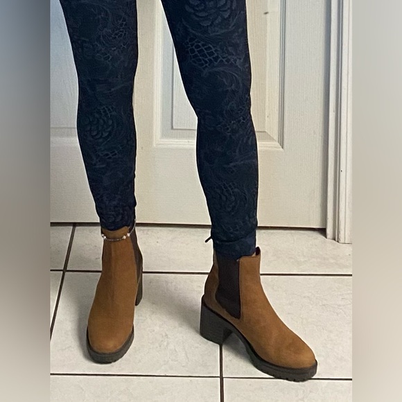 OKER WOMENS REESE COGNAC COLOUR
 BOOTS - Picture 1 of 15